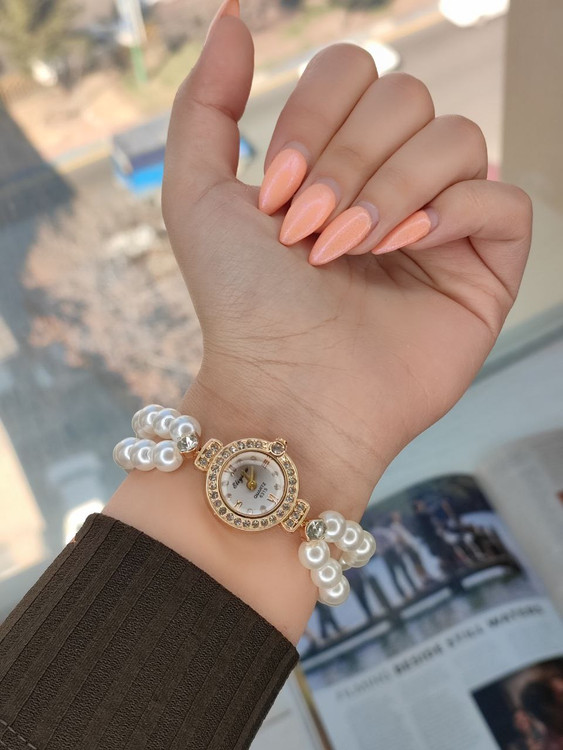 ساعت زنانه مرواریدی