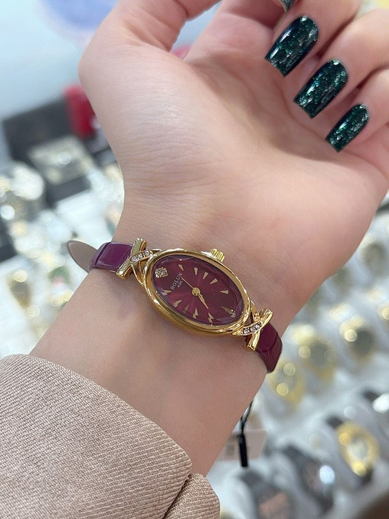 ساعت دخترانه بند چرم