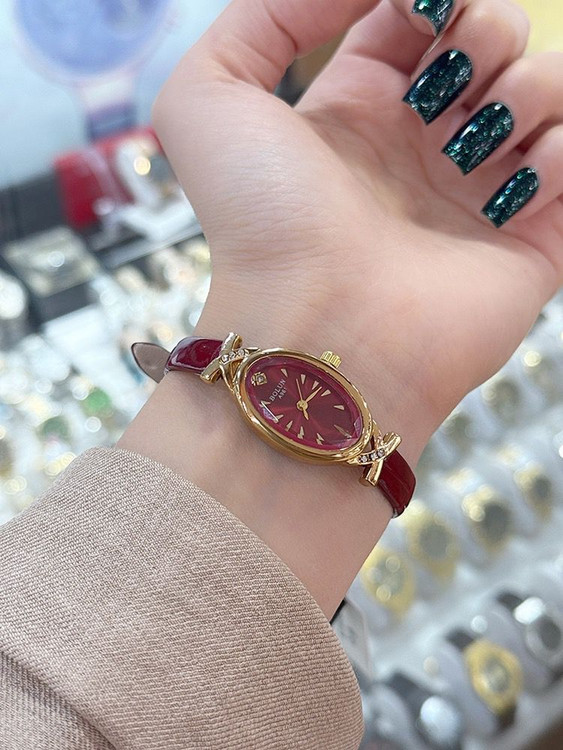 ساعت دخترانه بند چرم