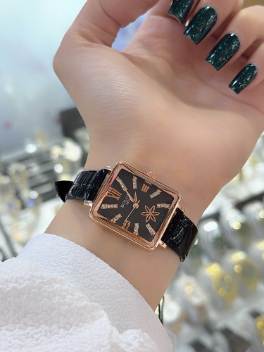 ساعت دخترانه بند چرم