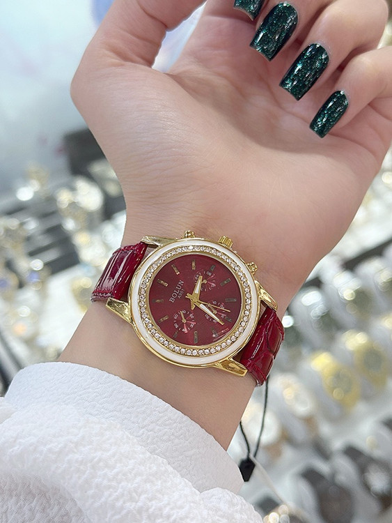 ساعت دخترانه بند چرم