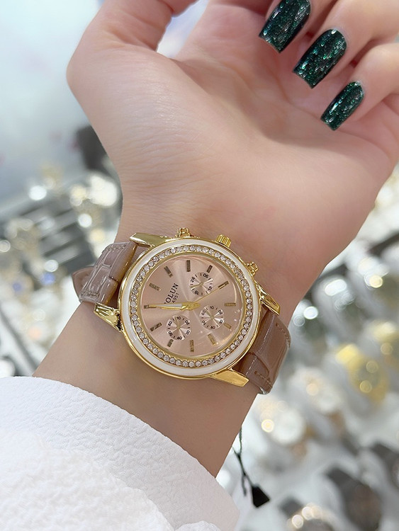 ساعت دخترانه بند چرم