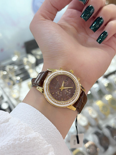 ساعت دخترانه بند چرم