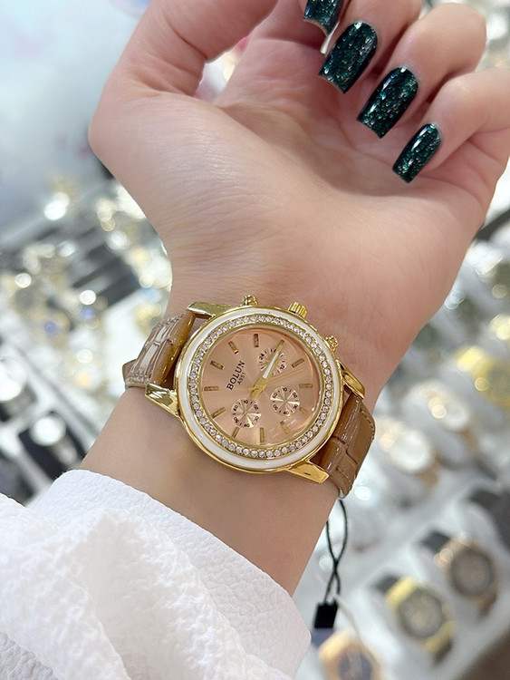 ساعت دخترانه بند چرم