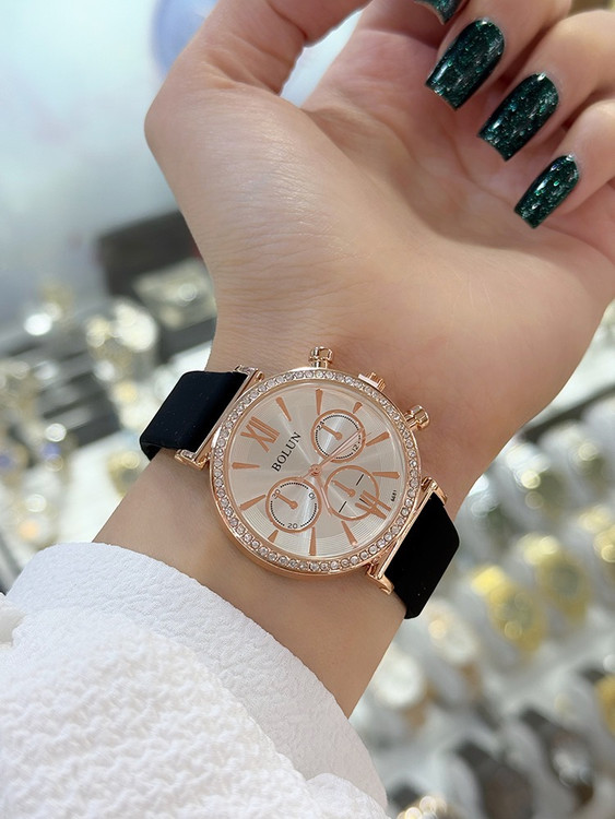 ساعت دخترانه بند چرم