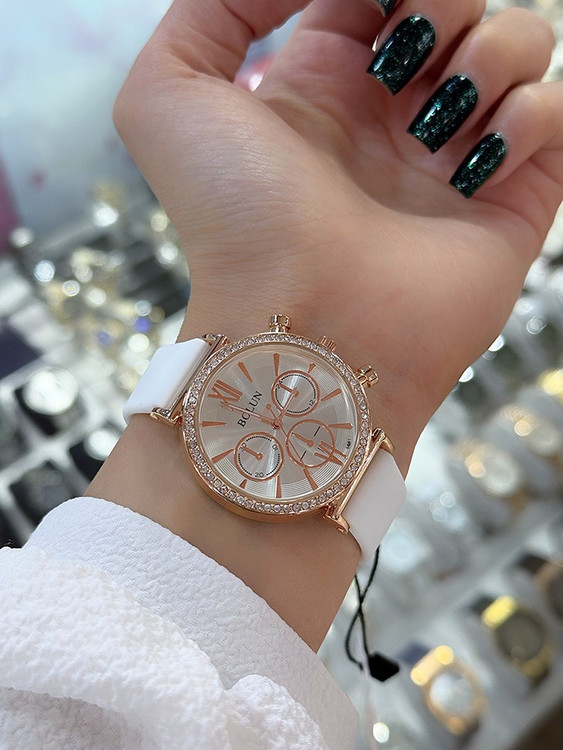 ساعت دخترانه بند چرم