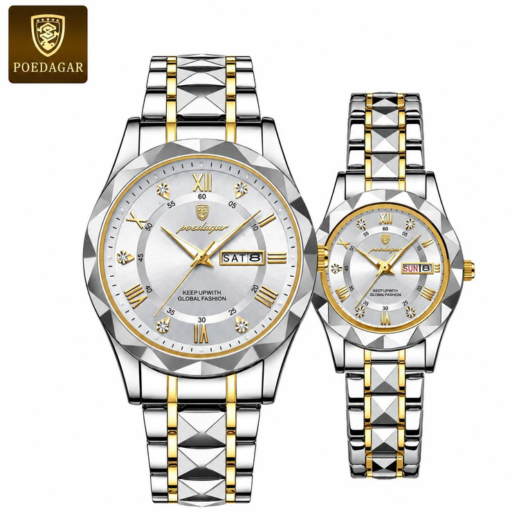ست ساعت مچی Poedagar مدل Luxury صفحه شبنما