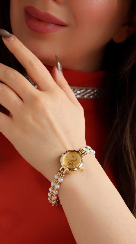 ساعت مرواریدی زنانه برند Elegant مدل مجلسی – طرح دستبندی در ۱۱ مدل متنوع - جزئیات صفحه