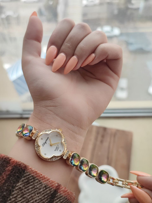 ساعت زنانه مجلسی الینا مدل نگینی کد 5208881