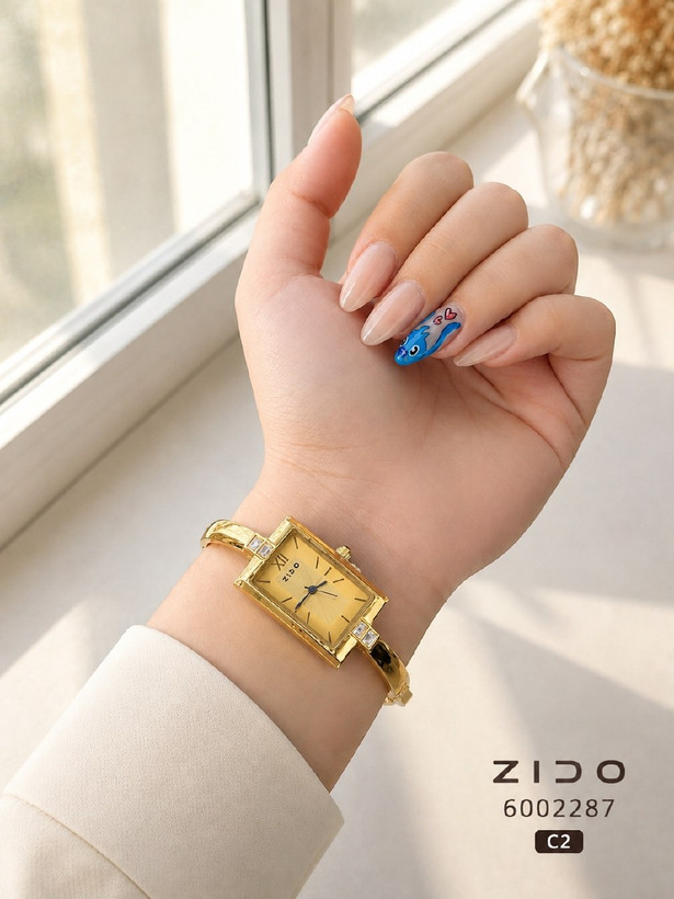 النگویی زنانه، ساعت مچی دستبندی زنانه، ساعت ZIDO زنانه، خرید ساعت النگویی زیدو