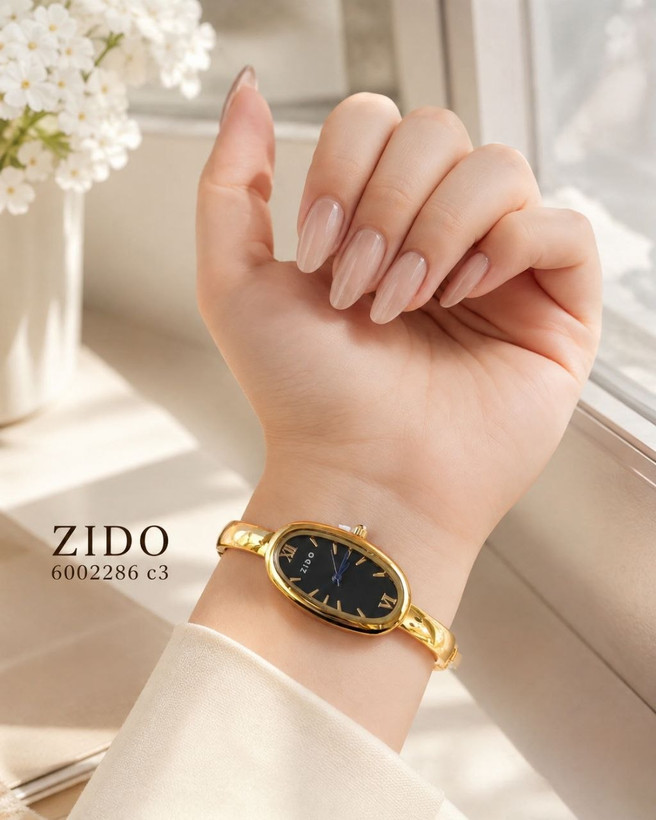 النگویی زنانه، ساعت مچی دستبندی زنانه، ساعت ZIDO زنانه، خرید ساعت النگویی زیدو