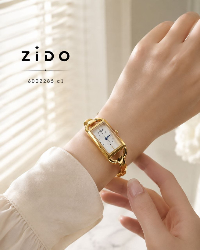 النگویی زنانه، ساعت مچی دستبندی زنانه، ساعت ZIDO زنانه، خرید ساعت النگویی زیدو