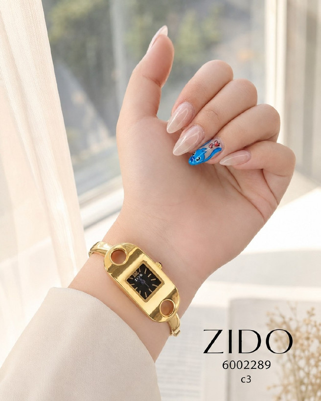 النگویی زنانه، ساعت مچی دستبندی زنانه، ساعت ZIDO زنانه، خرید ساعت النگویی زیدو