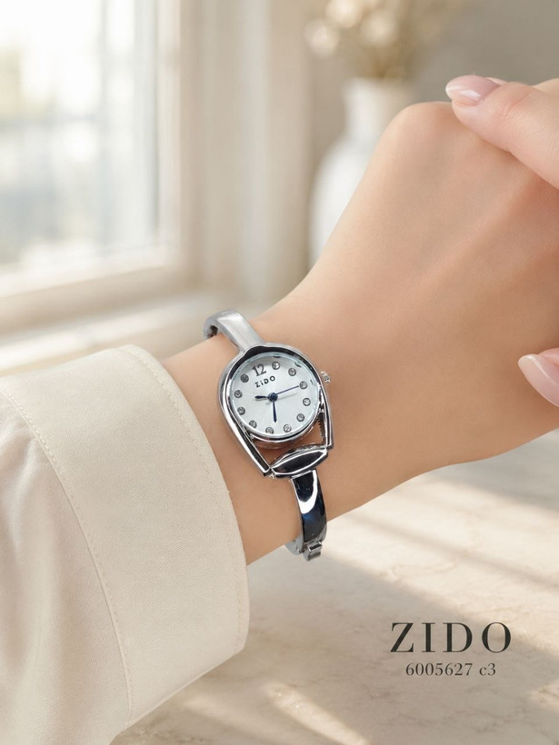 النگویی زنانه، ساعت مچی دستبندی زنانه، ساعت ZIDO زنانه، خرید ساعت النگویی زیدو