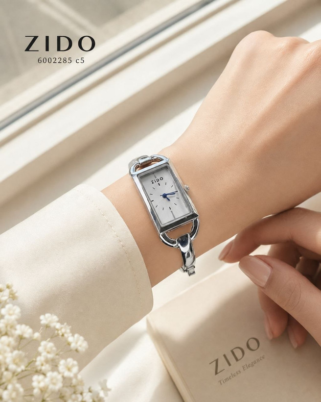 النگویی زنانه، ساعت مچی دستبندی زنانه، ساعت ZIDO زنانه، خرید ساعت النگویی زیدو