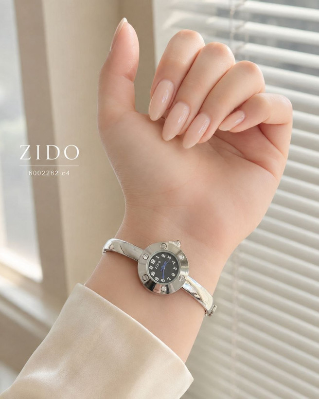 النگویی زنانه، ساعت مچی دستبندی زنانه، ساعت ZIDO زنانه، خرید ساعت النگویی زیدو