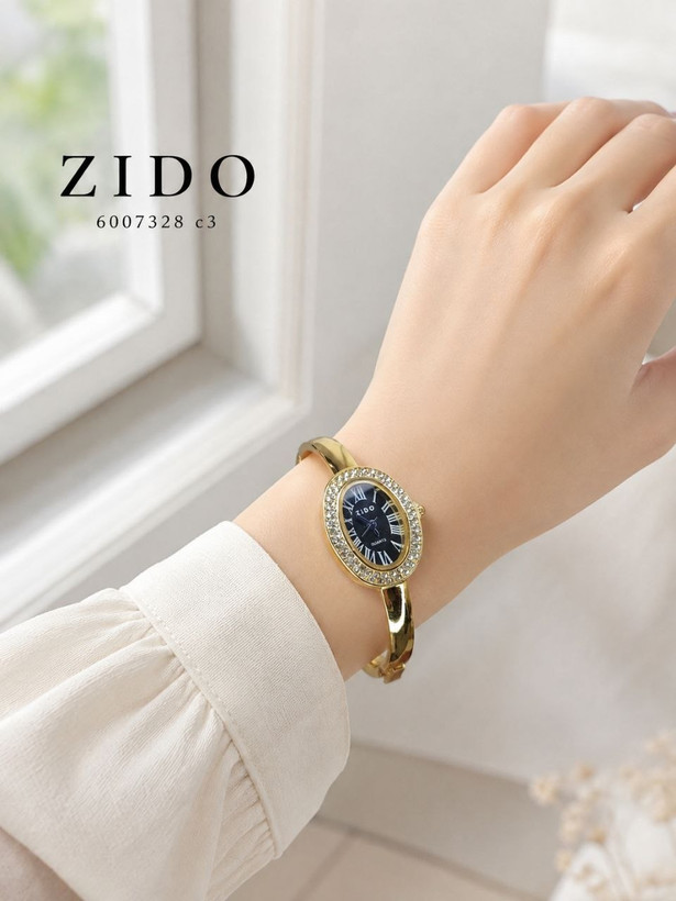 النگویی زنانه، ساعت مچی دستبندی زنانه، ساعت ZIDO زنانه، خرید ساعت النگویی زیدو