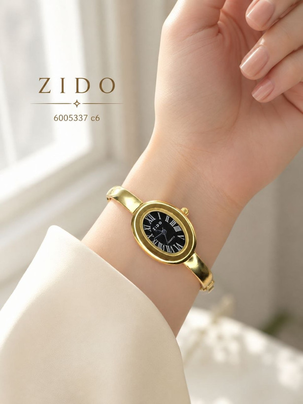 النگویی زنانه، ساعت مچی دستبندی زنانه، ساعت ZIDO زنانه، خرید ساعت النگویی زیدو