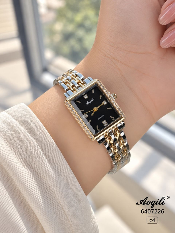 ساعت زنانه Aoqili 6407226 بند استیل