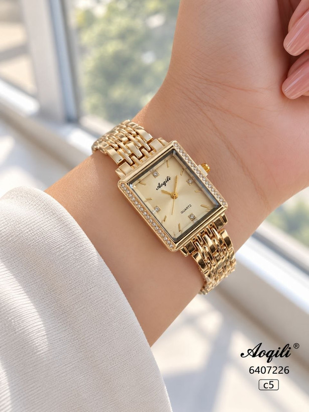 ساعت زنانه Aoqili 6407226 بند استیل