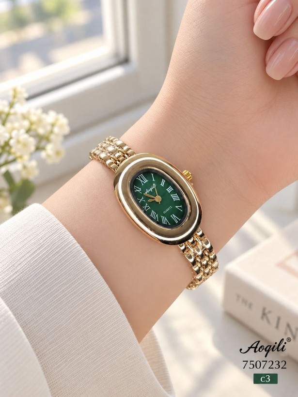 ساعت مچی زنانه Aoqili مدل بیضی کد 7507232 و 7507236