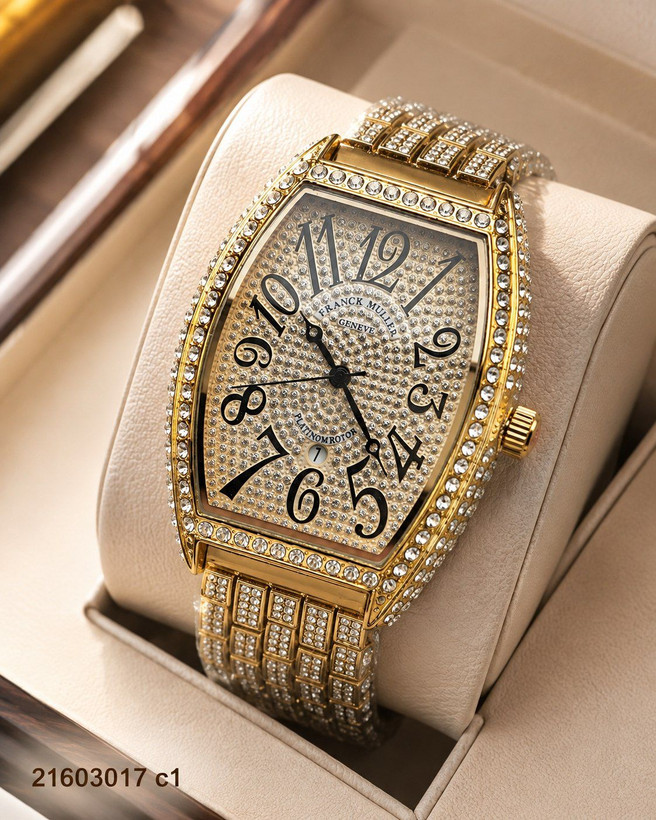 ساعت مردانه مارک franck muller 21603017 نگین کاری شده