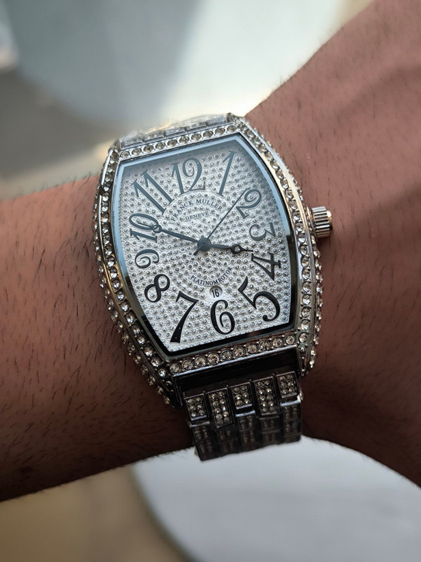 ساعت مردانه مارک franck muller 21603017 نگین کاری شده