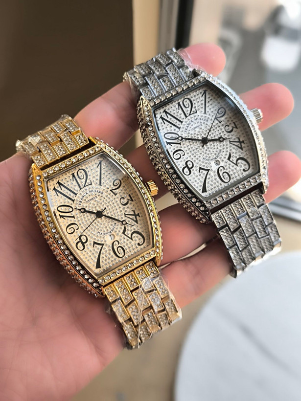 ساعت مردانه مارک franck muller 21603017 نگین کاری شده